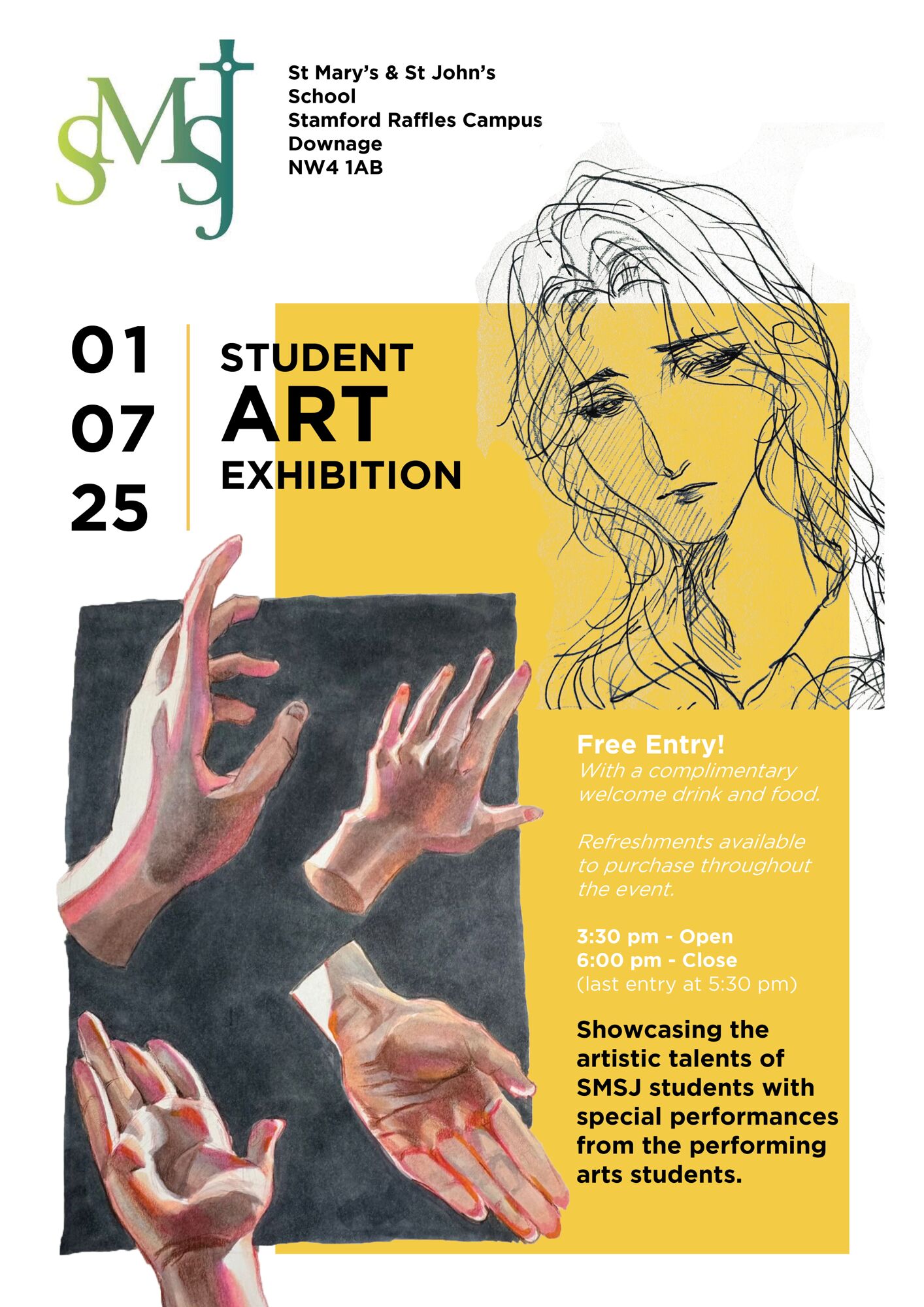 Smsj art exhbition poster 3 2025