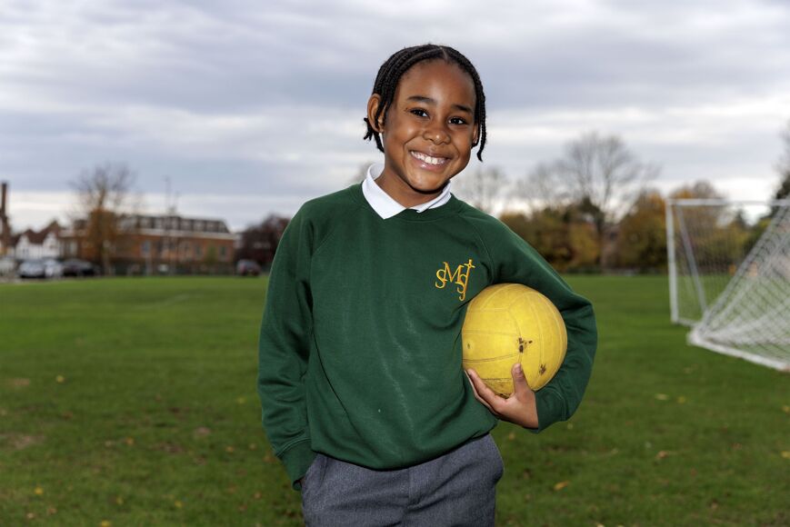 SMSJ Primary Pupil Football